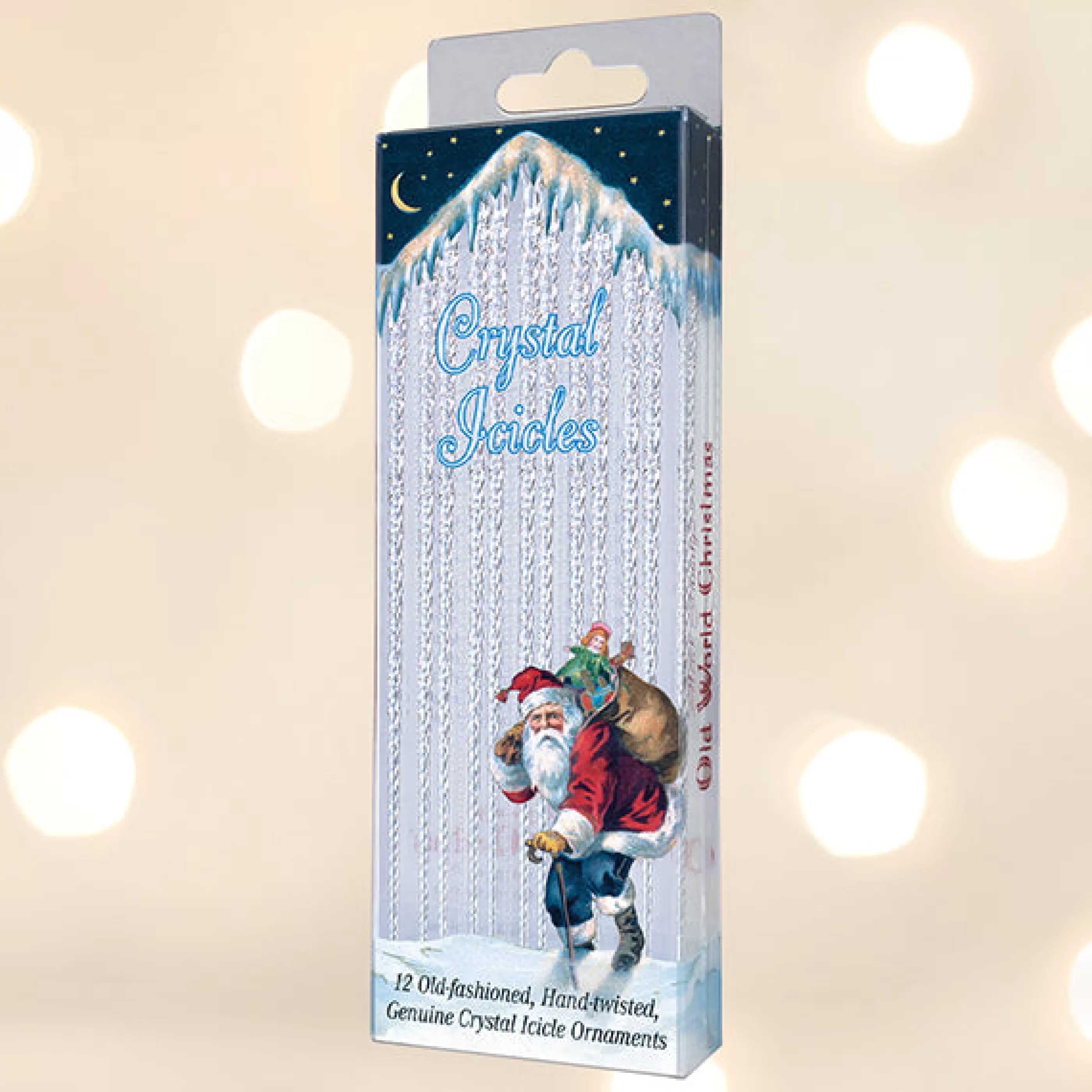 Guining 12 Crystal Icicles Ornament