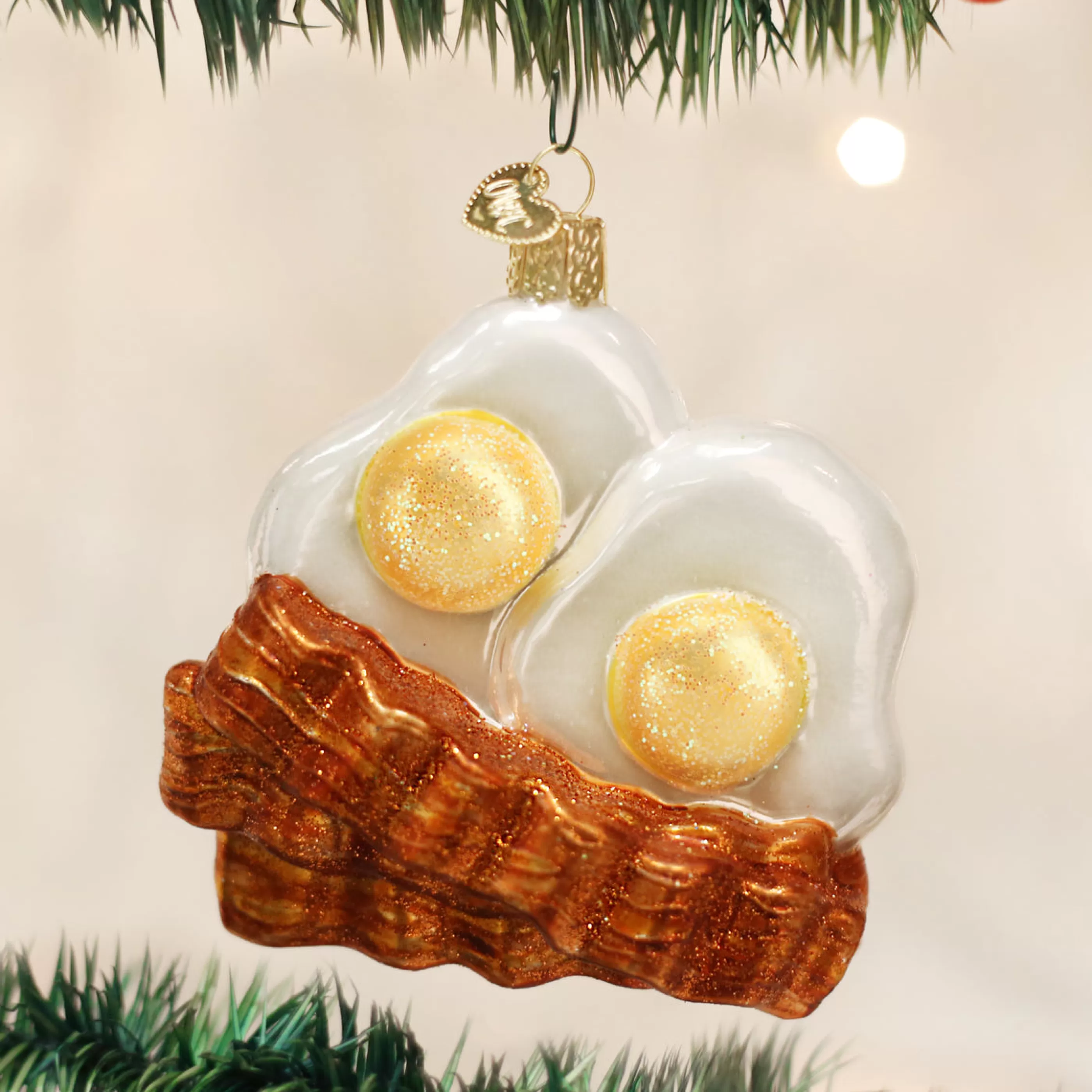 DUPLICATE FACTORY Bacon And Eggs Ornament