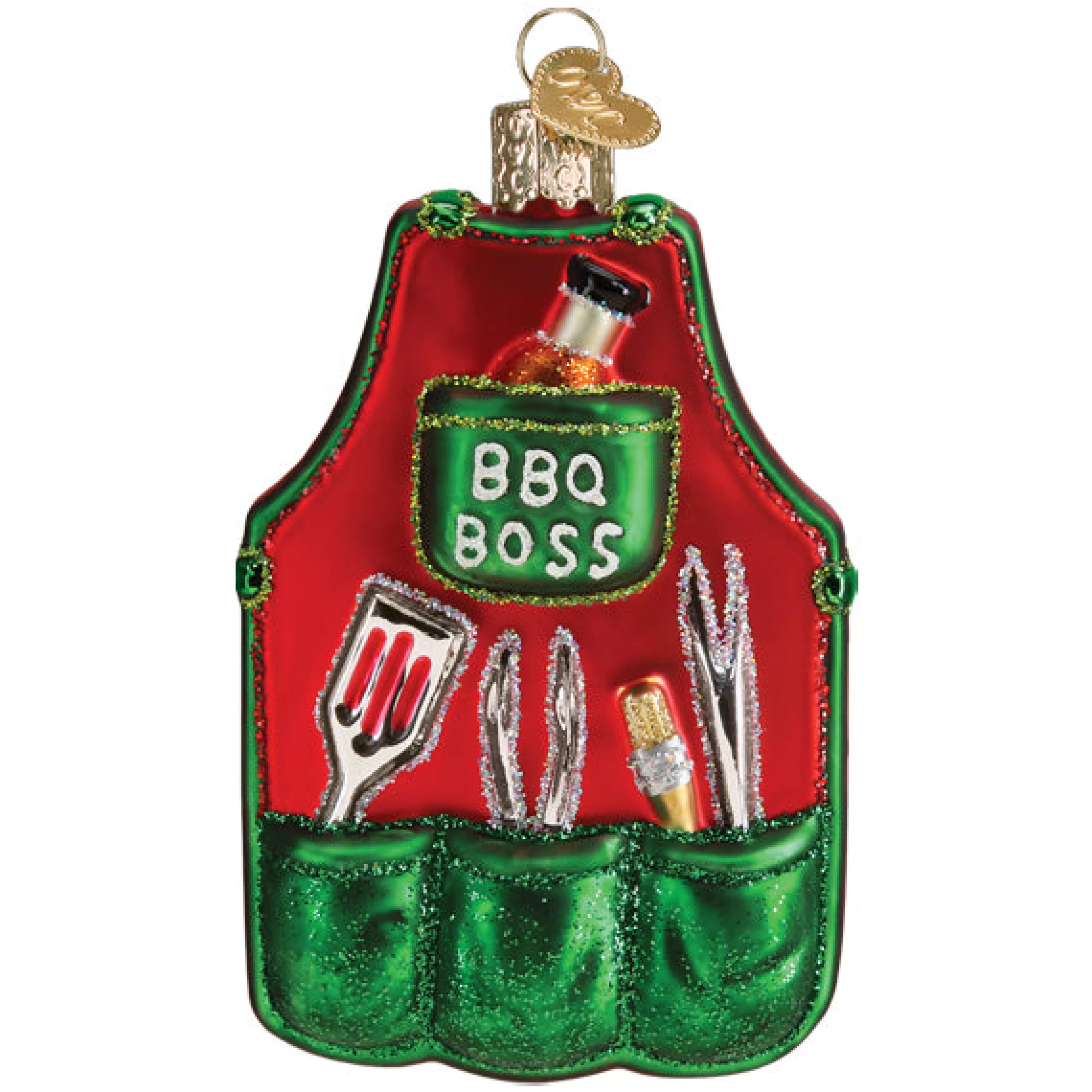 EAST WEST Bbq Apron Ornament