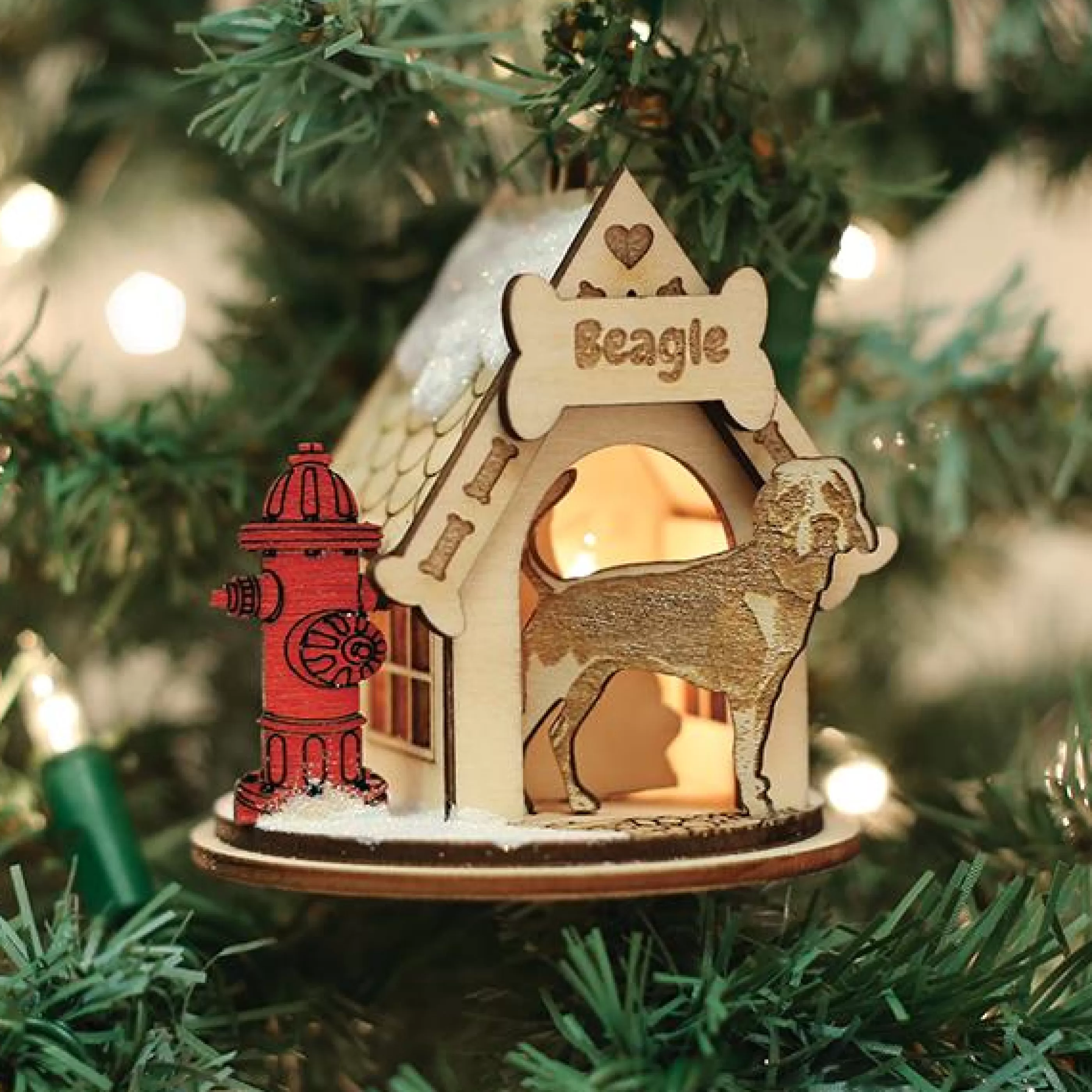 HR Beagle-K9101 Ornament