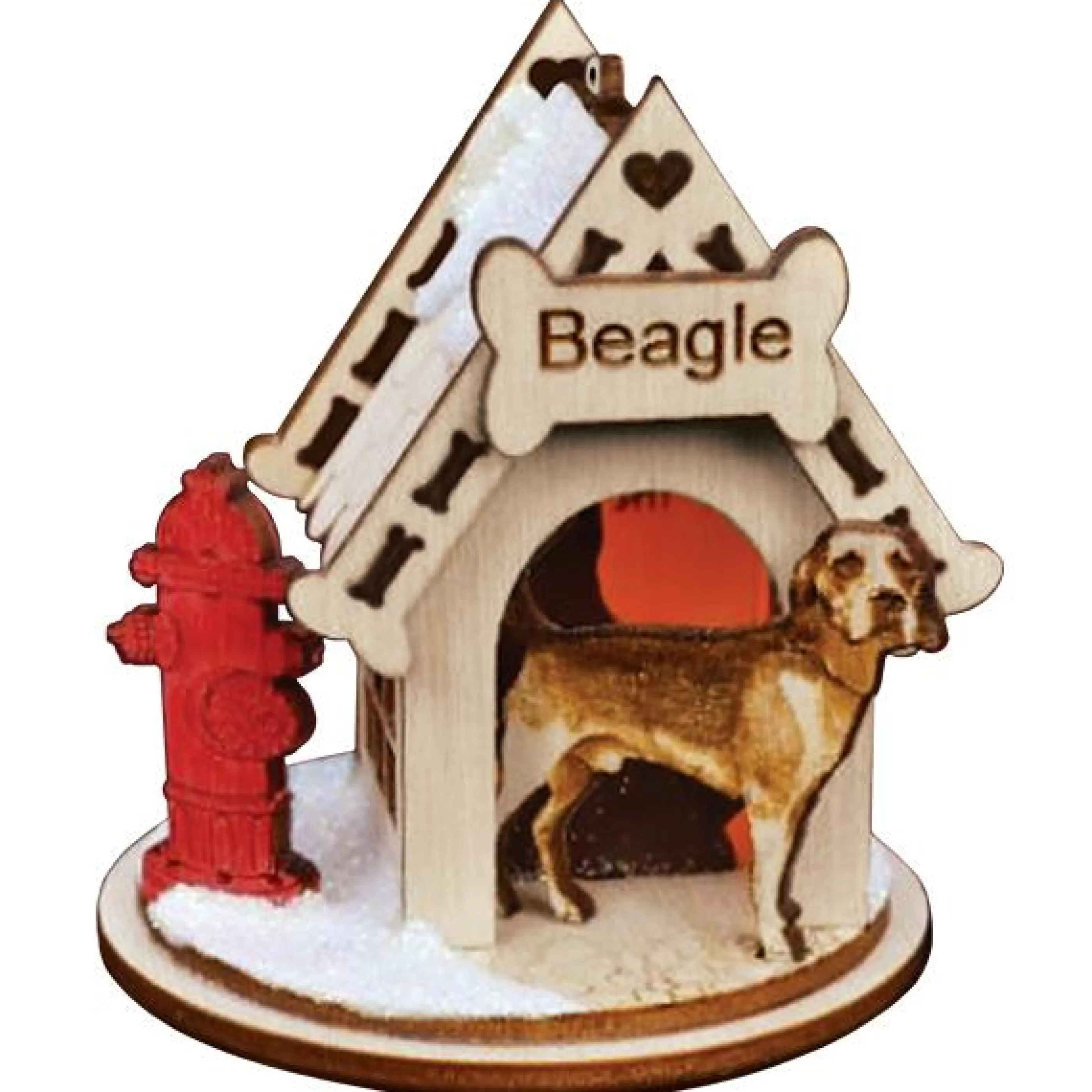 HR Beagle-K9101 Ornament