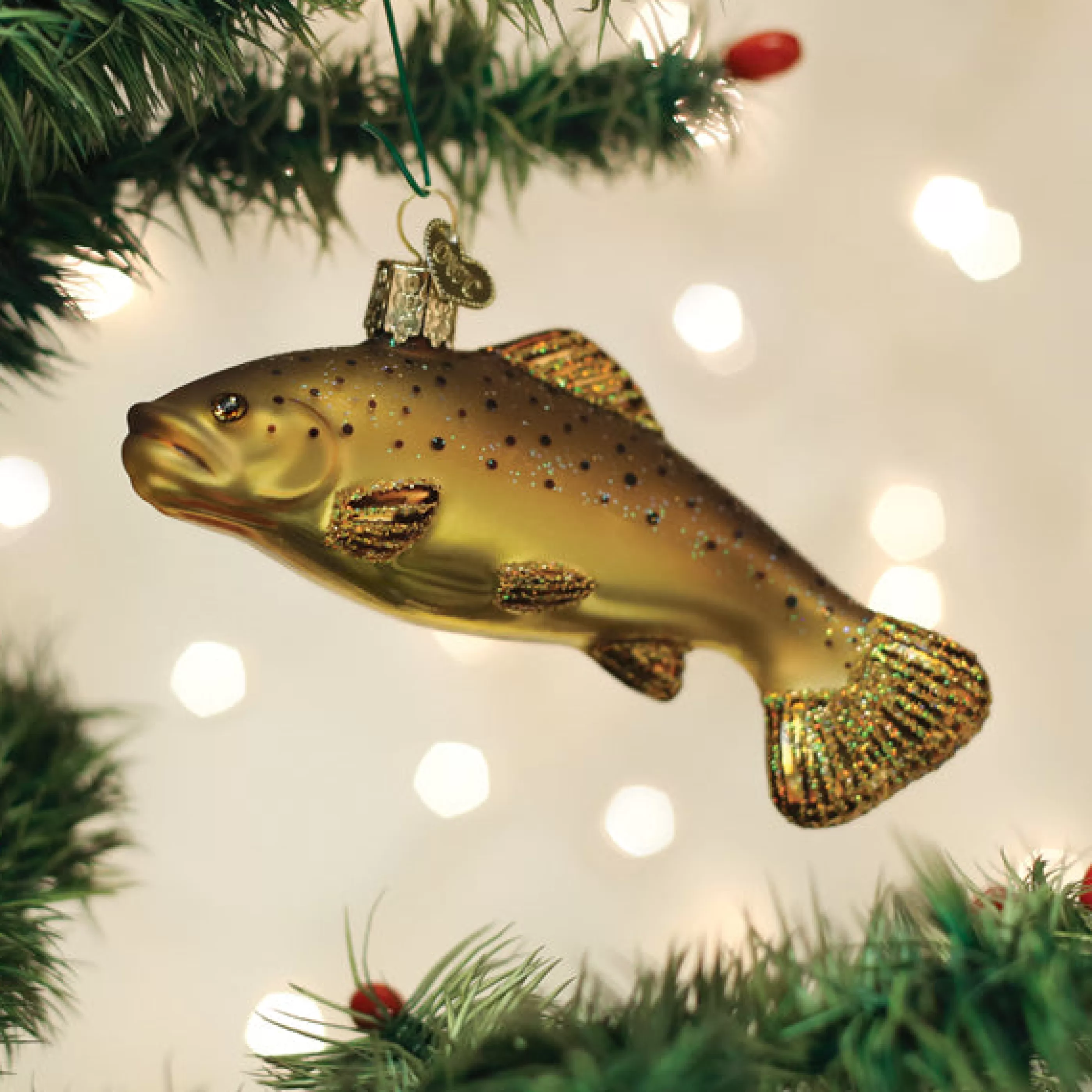 DUPLICATE FACTORY Brown Trout Ornament