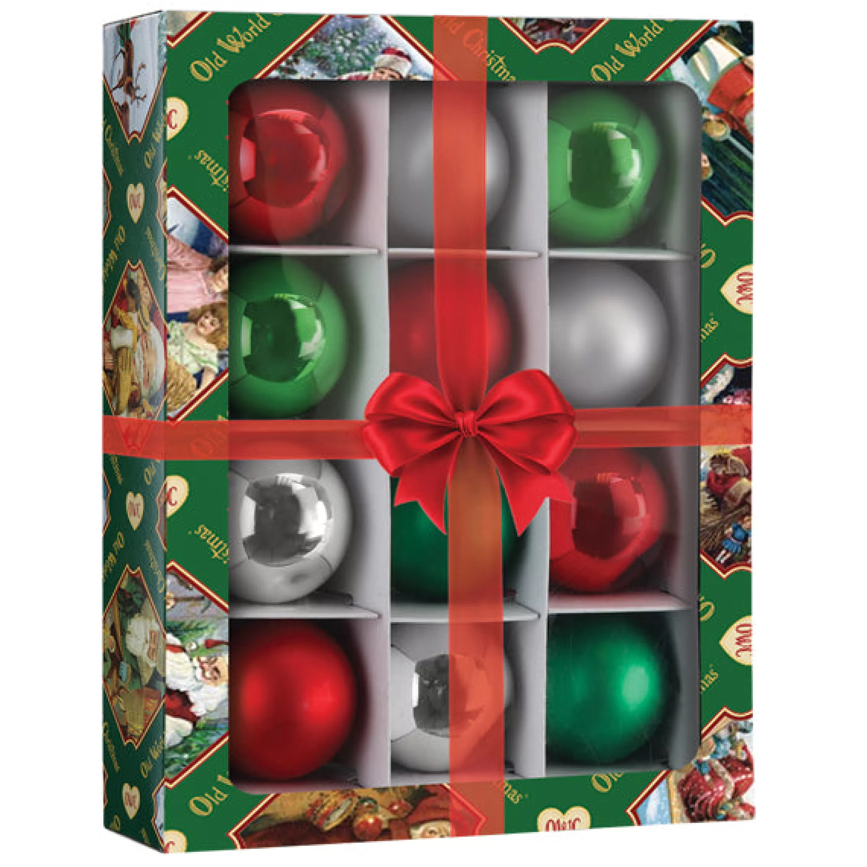 * Classics Balls - 1.5" 12 Count Ornament