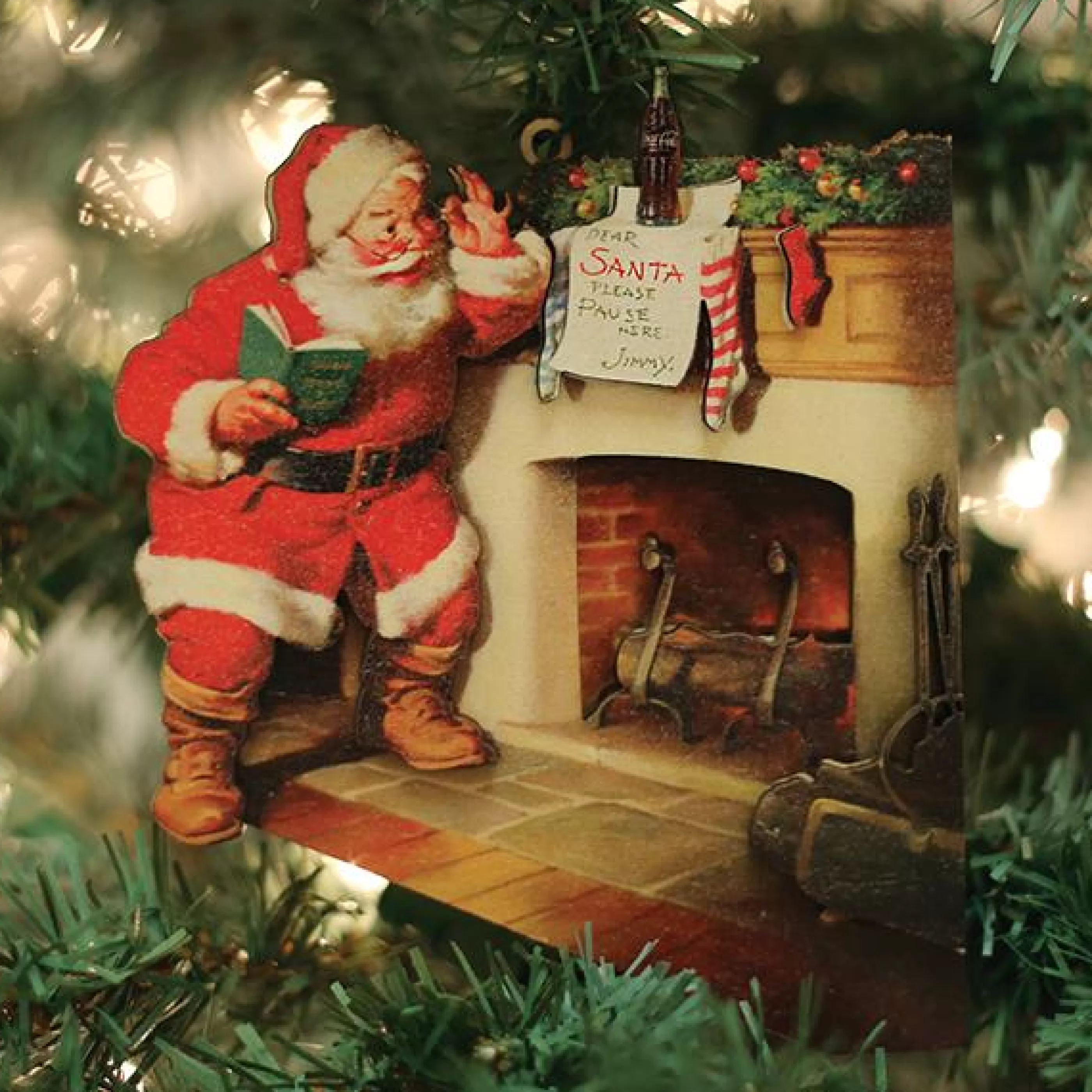HR Coca-Cola Stockings Hung