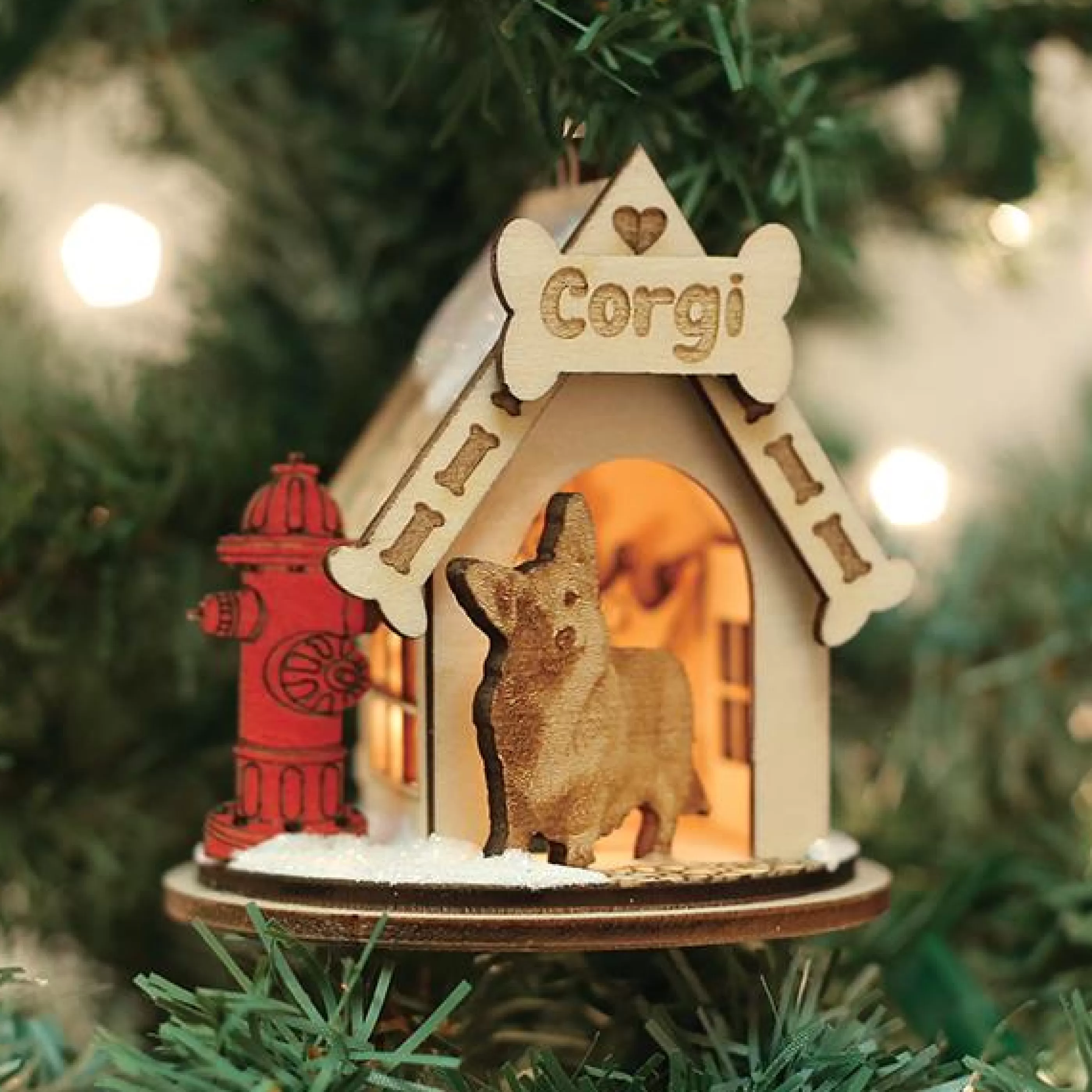 HR Corgi-K9117 Ornament