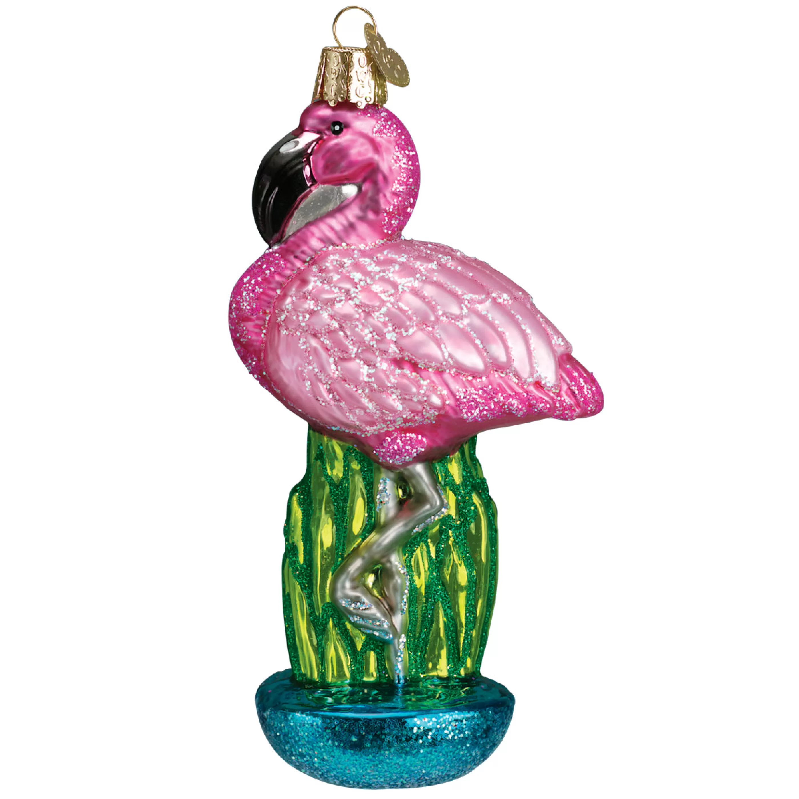 DUPLICATE FACTORY Flamingo Christmas Ornament