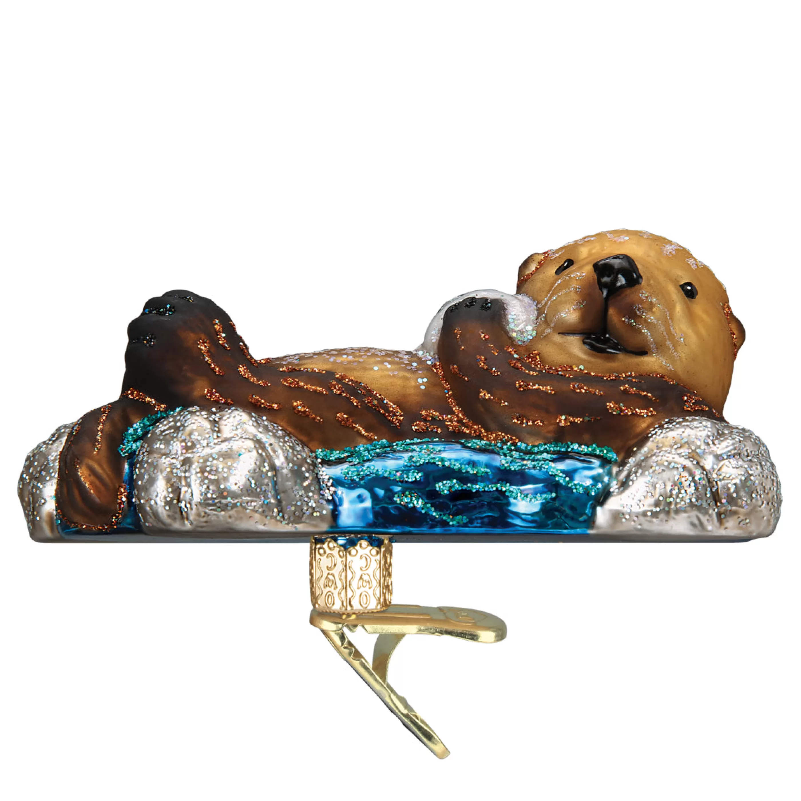 DUPLICATE FACTORY Floating Sea Otter Ornament