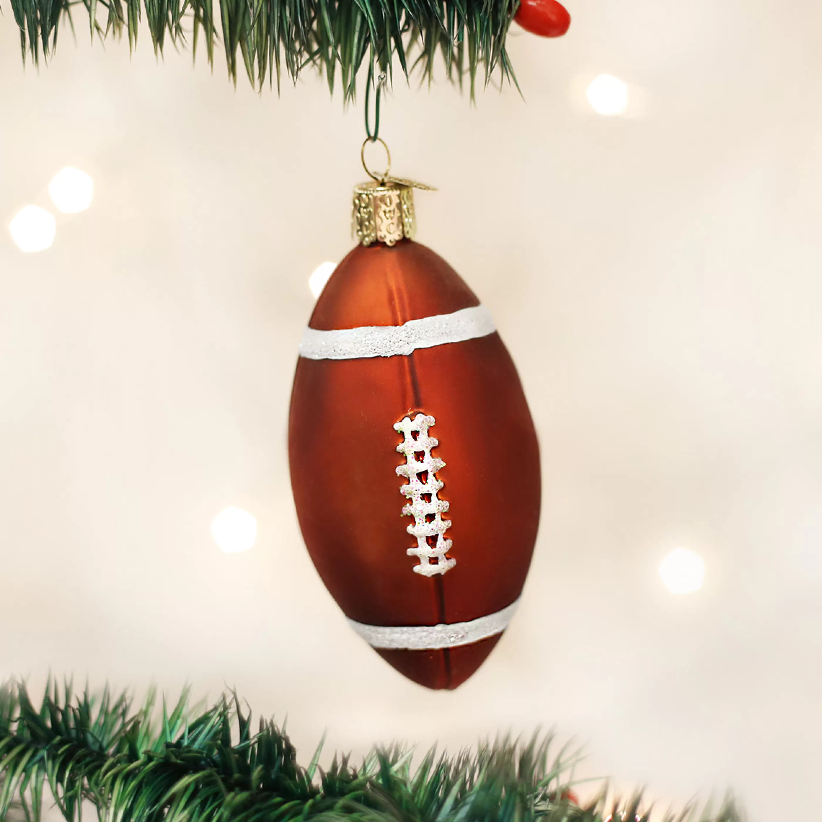 DUPLICATE FACTORY Football Ornament