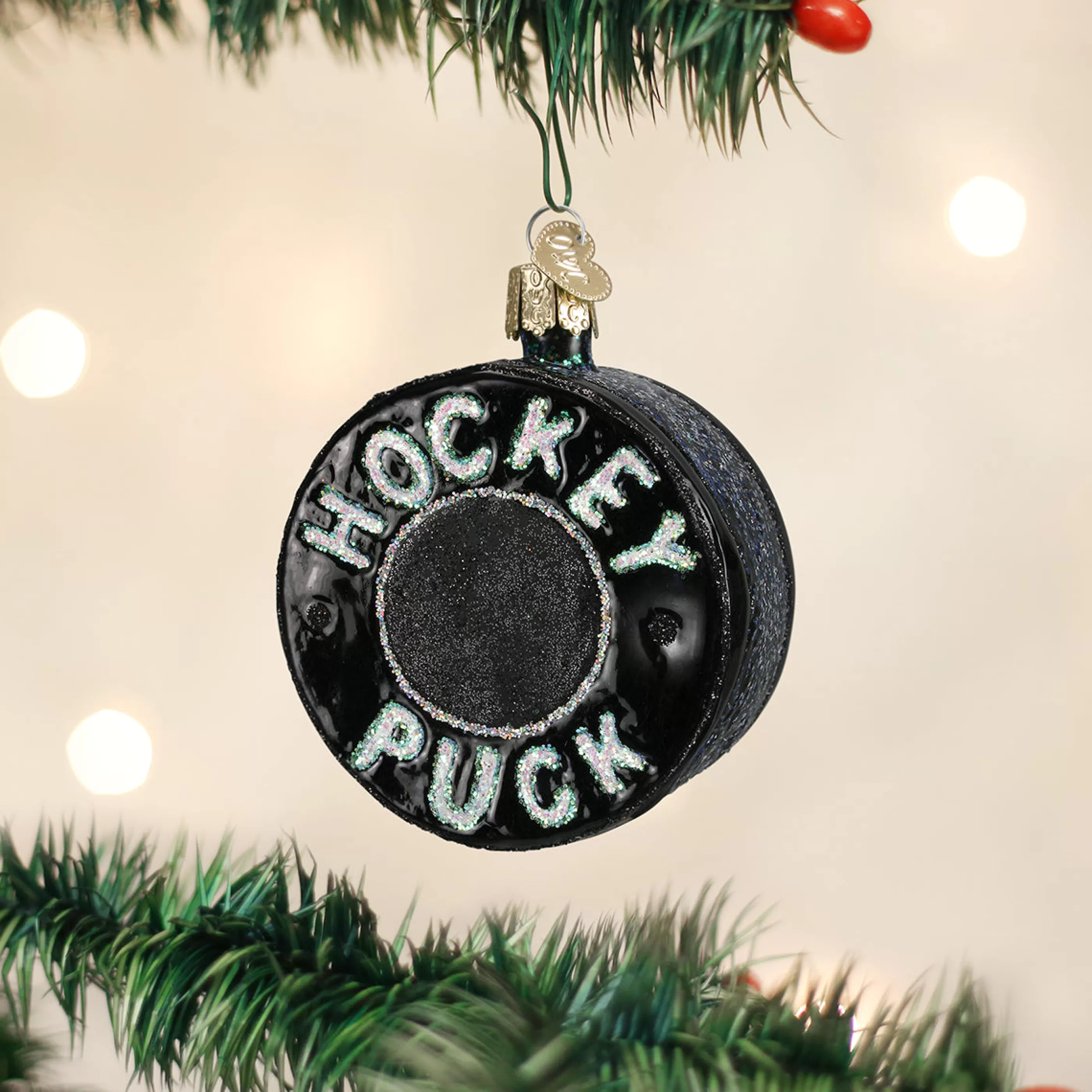 DUPLICATE FACTORY Hockey Puck Ornament