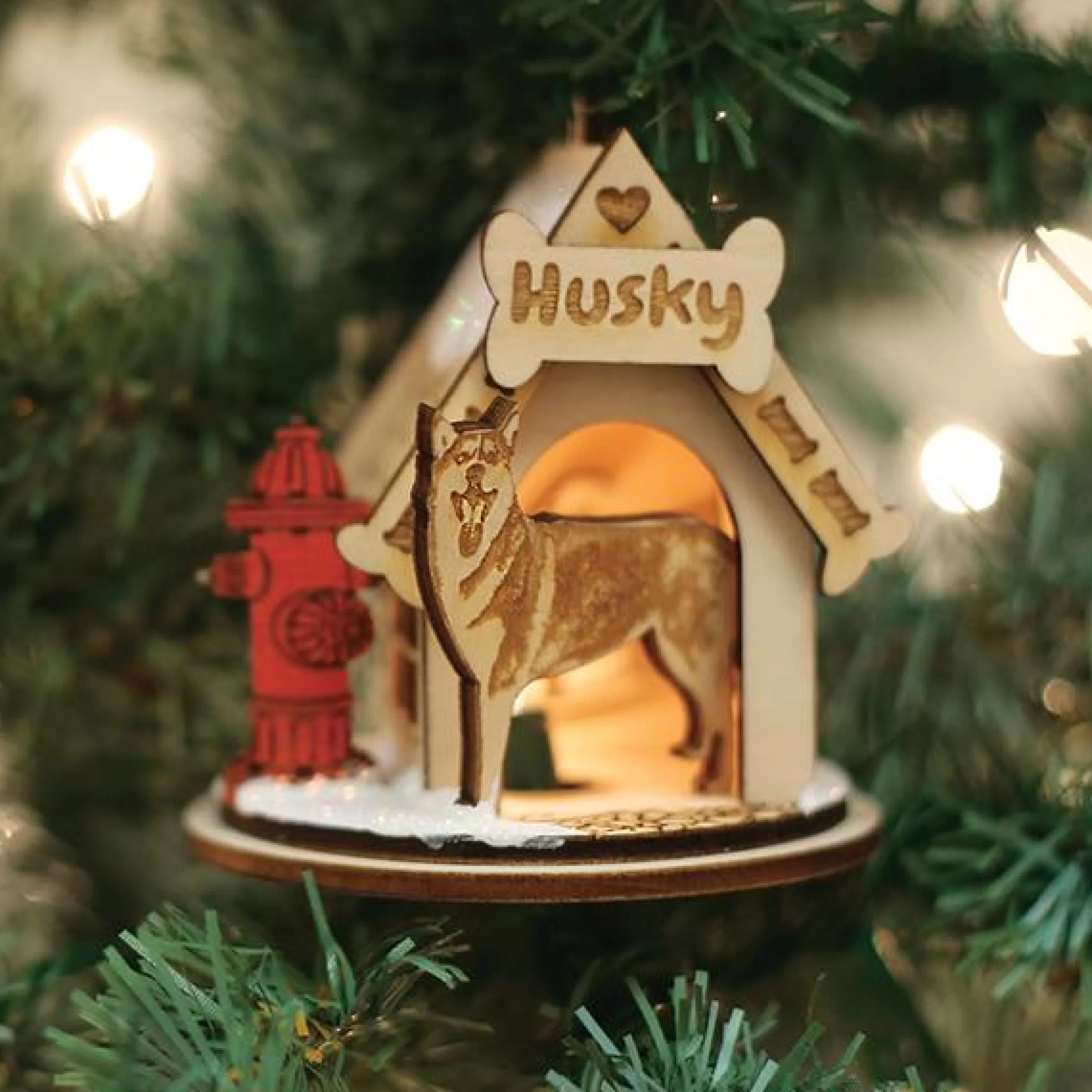 HR Husky-K9119 Ornament