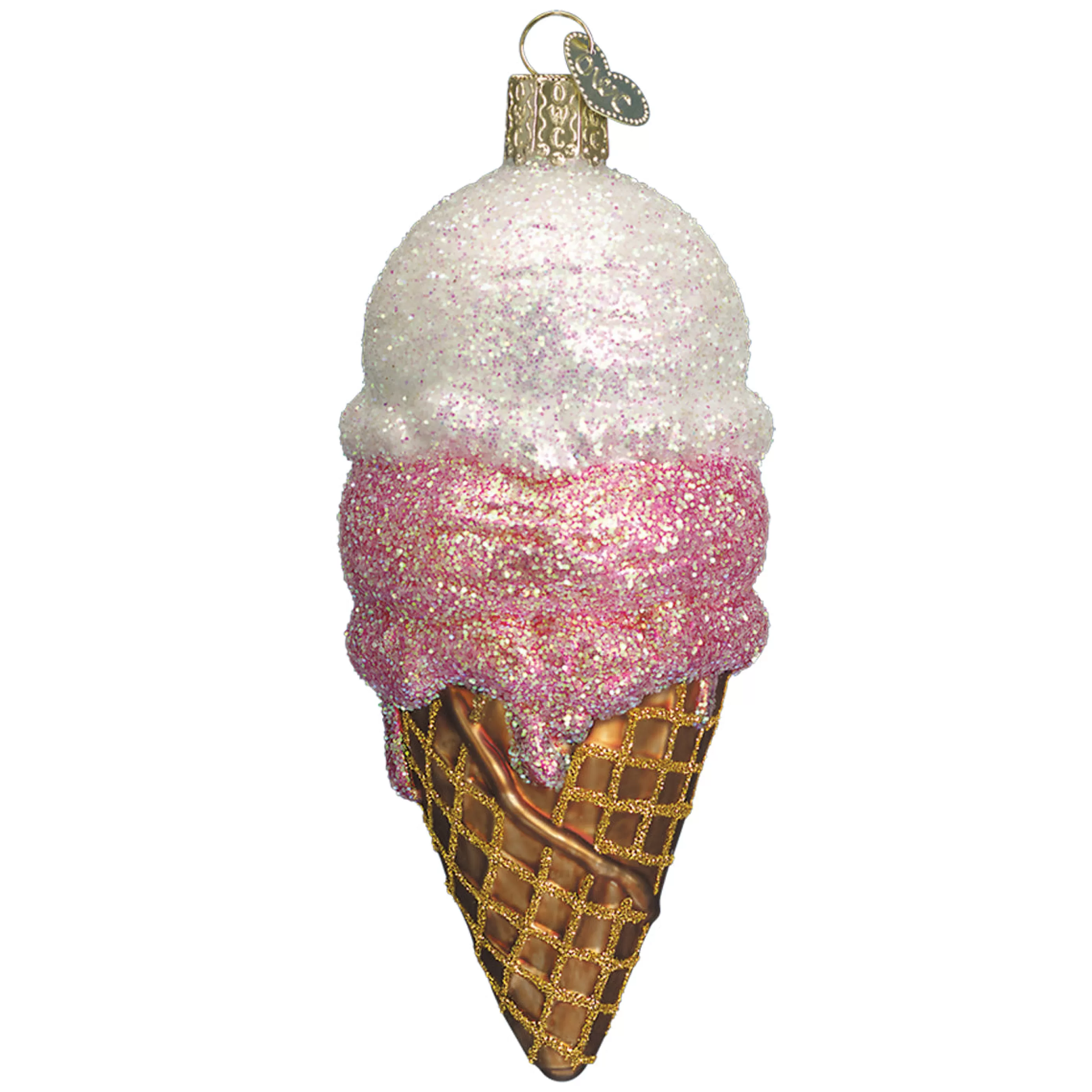 DUPLICATE FACTORY Ice Cream Cone Ornament