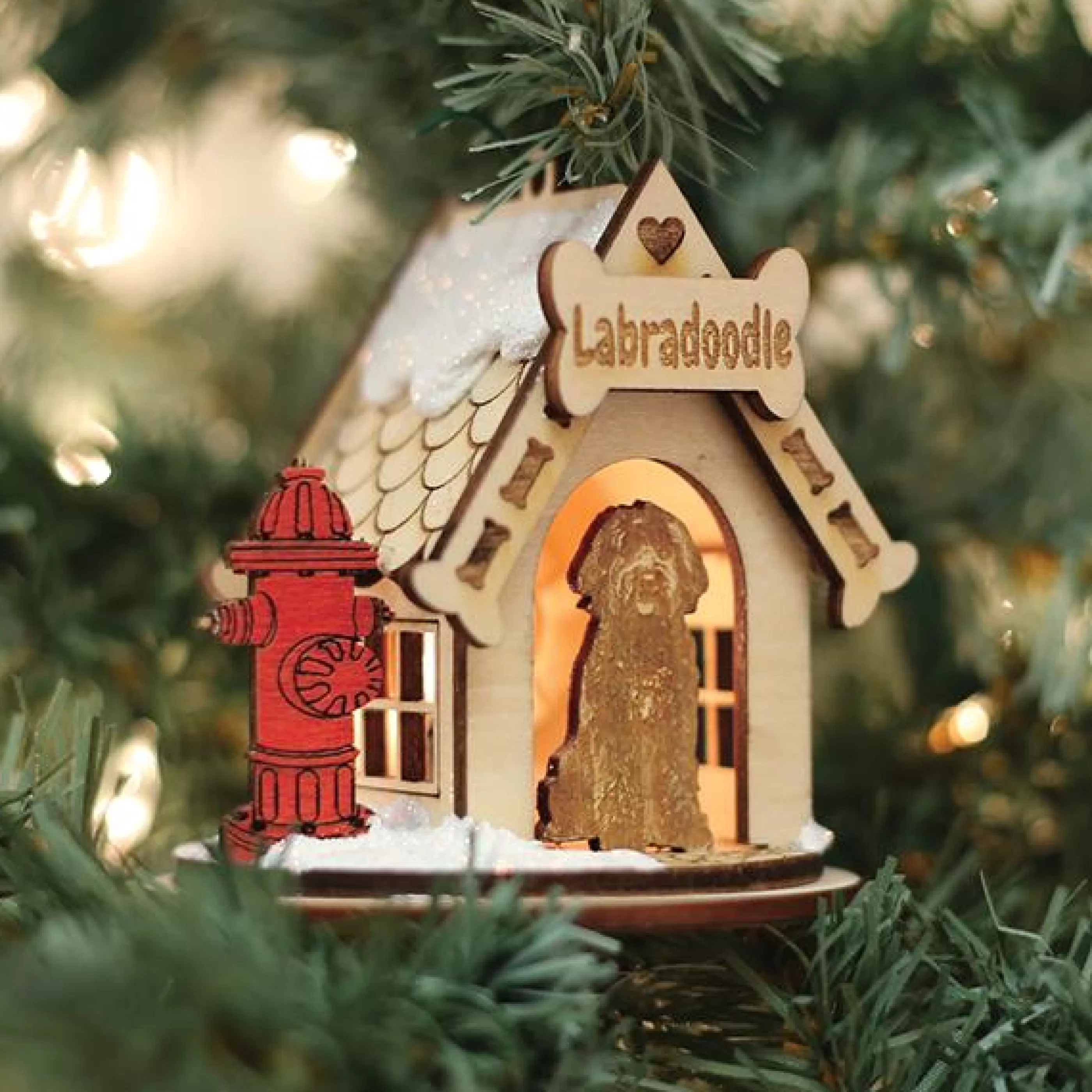 HR Labradoodle-K9120 Ornament