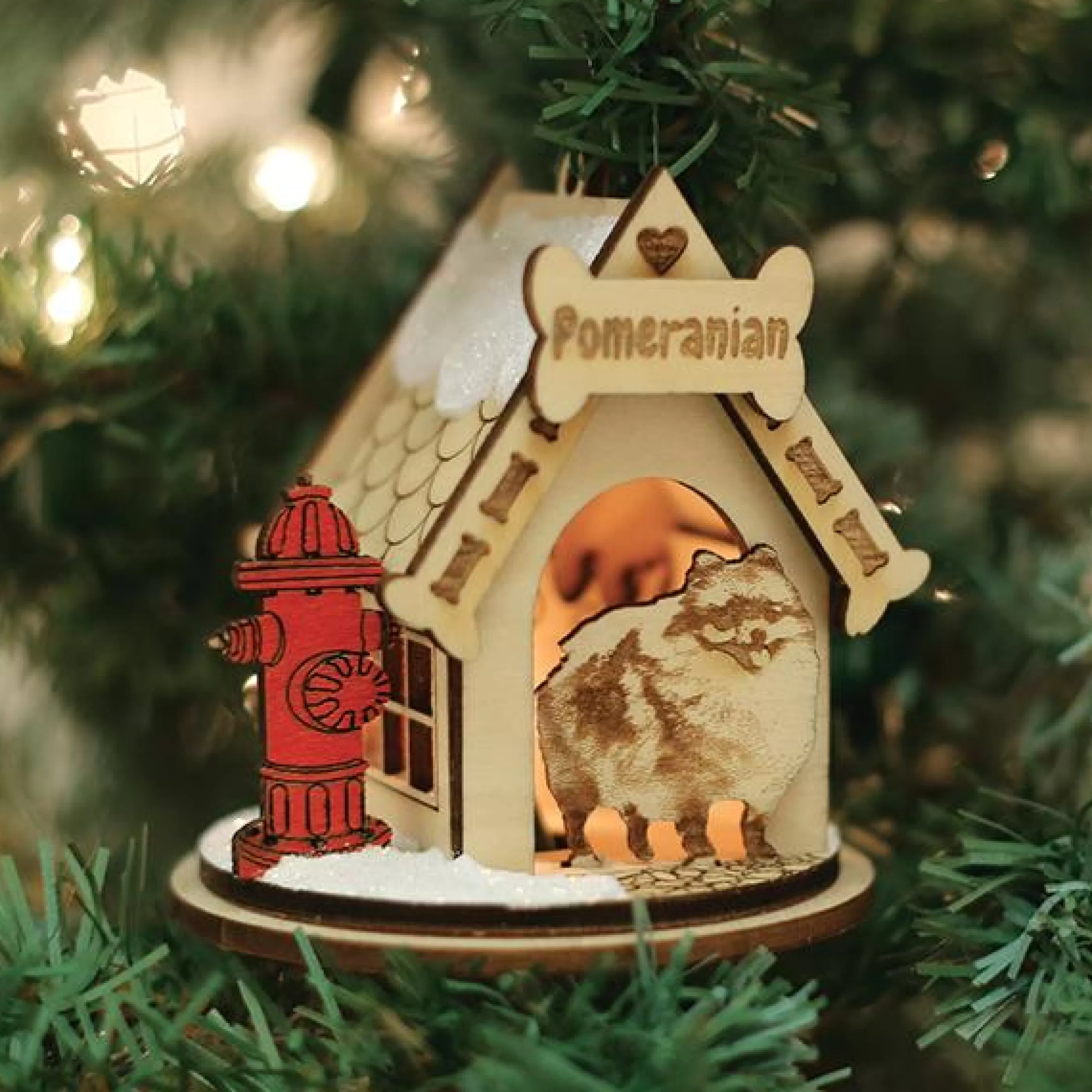 HR Pomeranian-K9118 Ornament