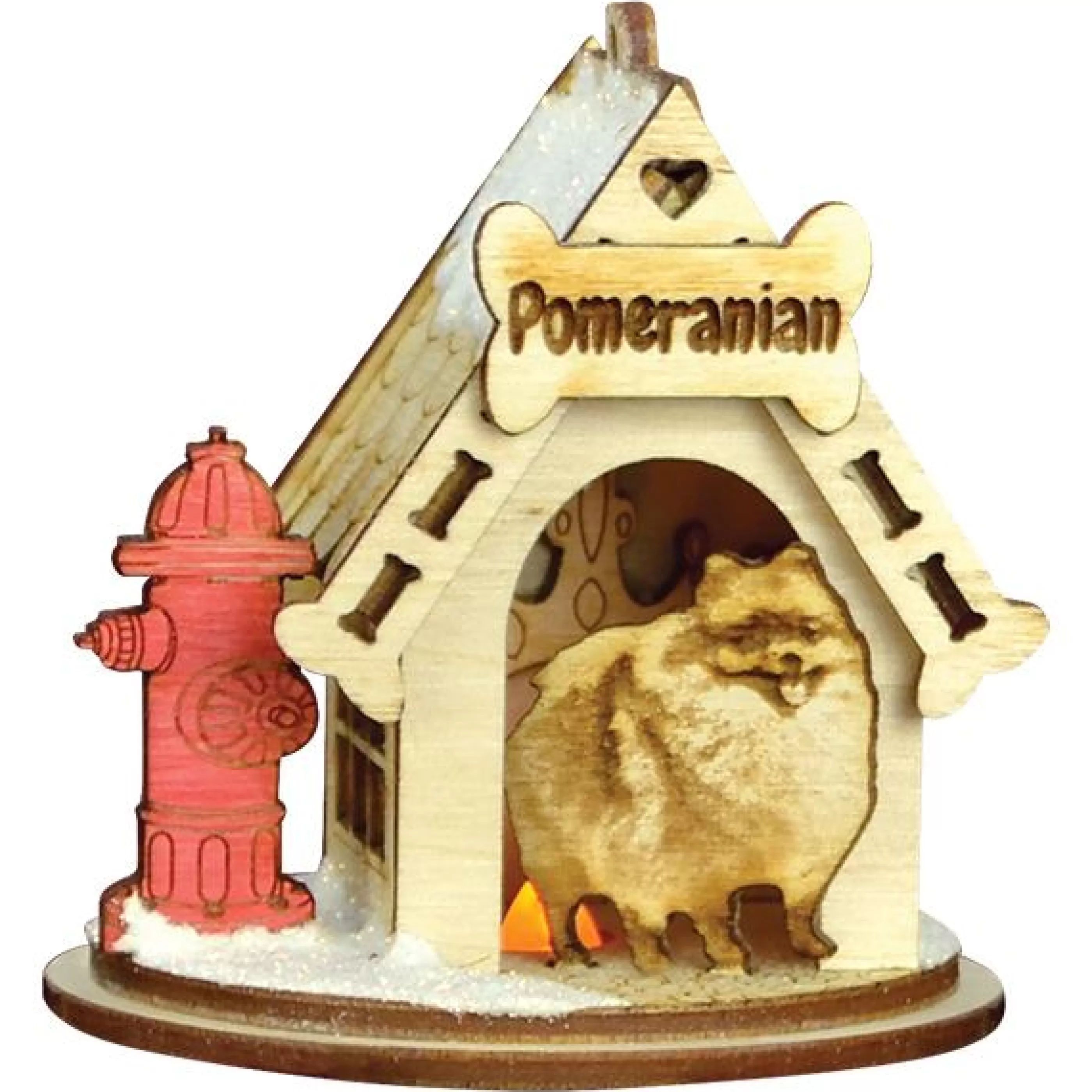 HR Pomeranian-K9118 Ornament