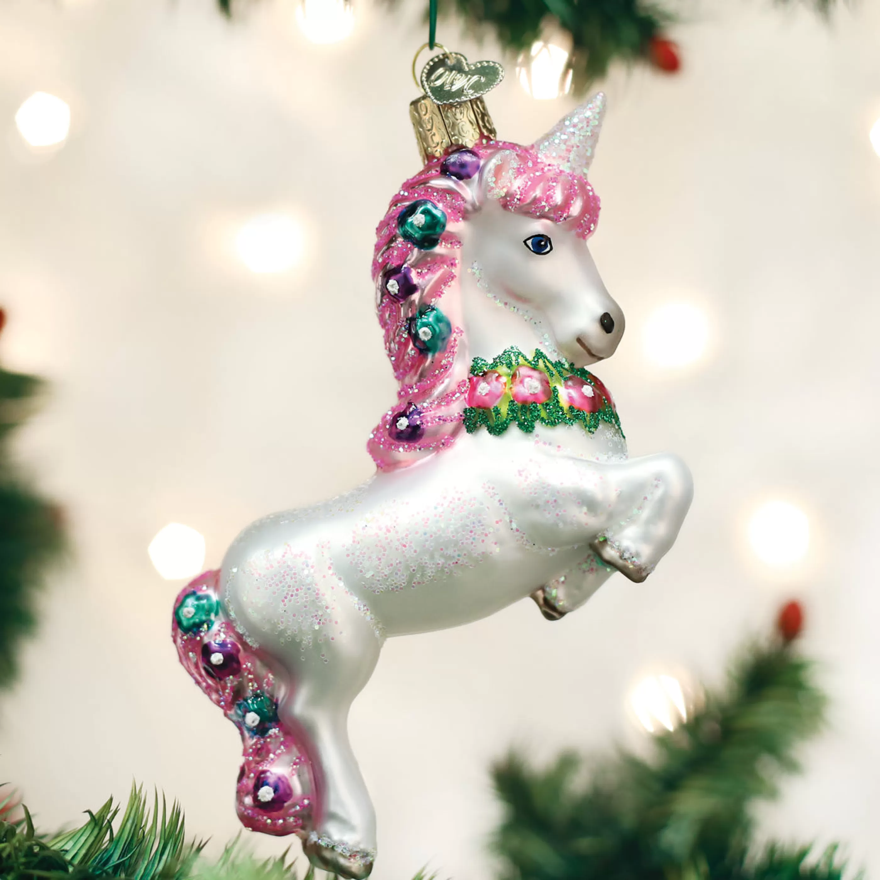 DUPLICATE FACTORY Prancing Unicorn Ornament