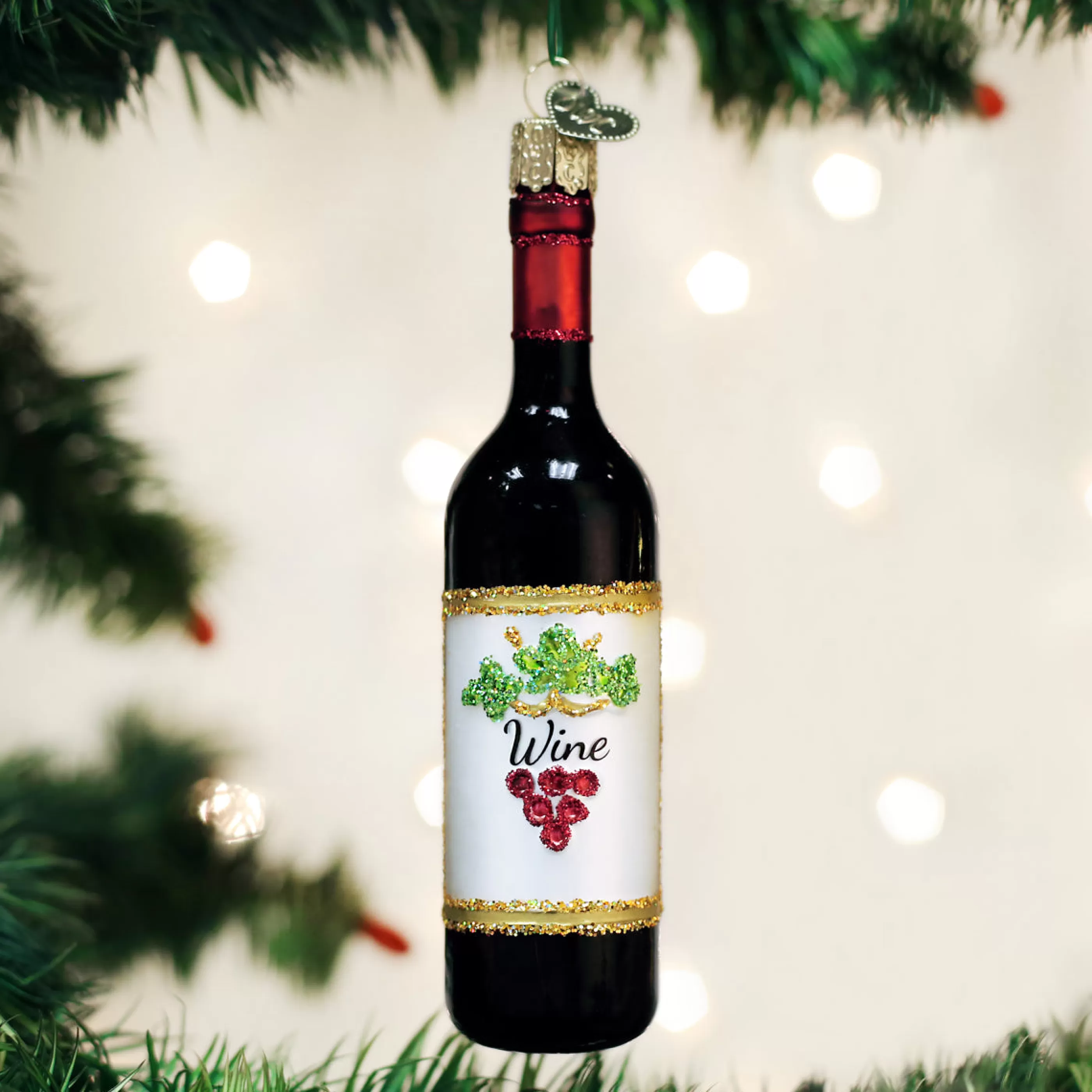 DUPLICATE FACTORY Red Wine Bottle Ornament