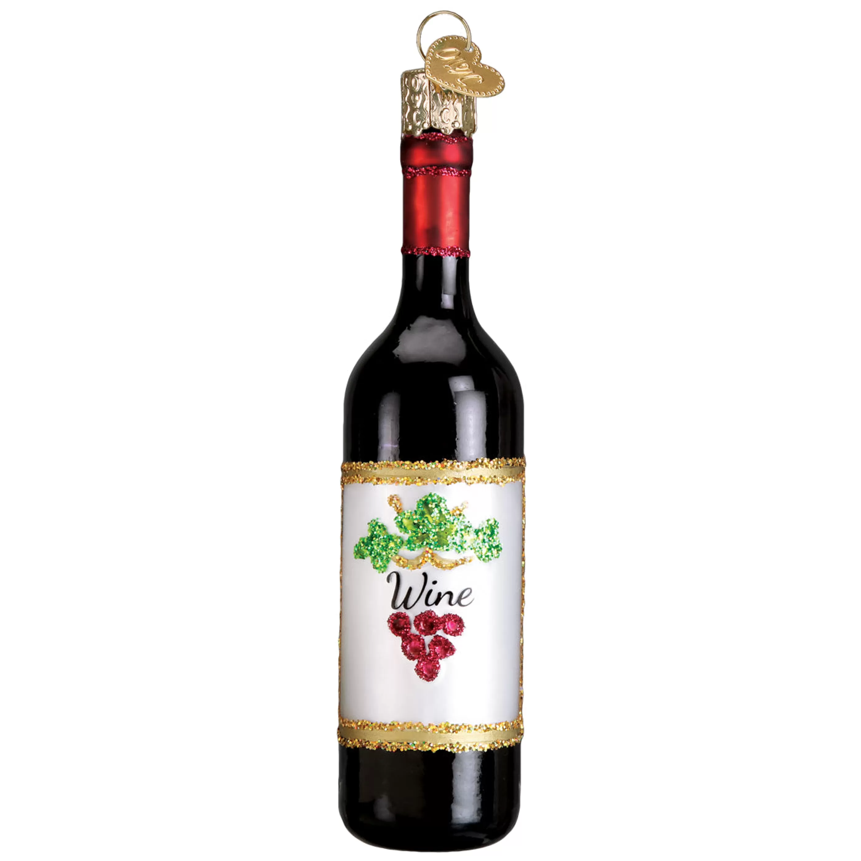 DUPLICATE FACTORY Red Wine Bottle Ornament