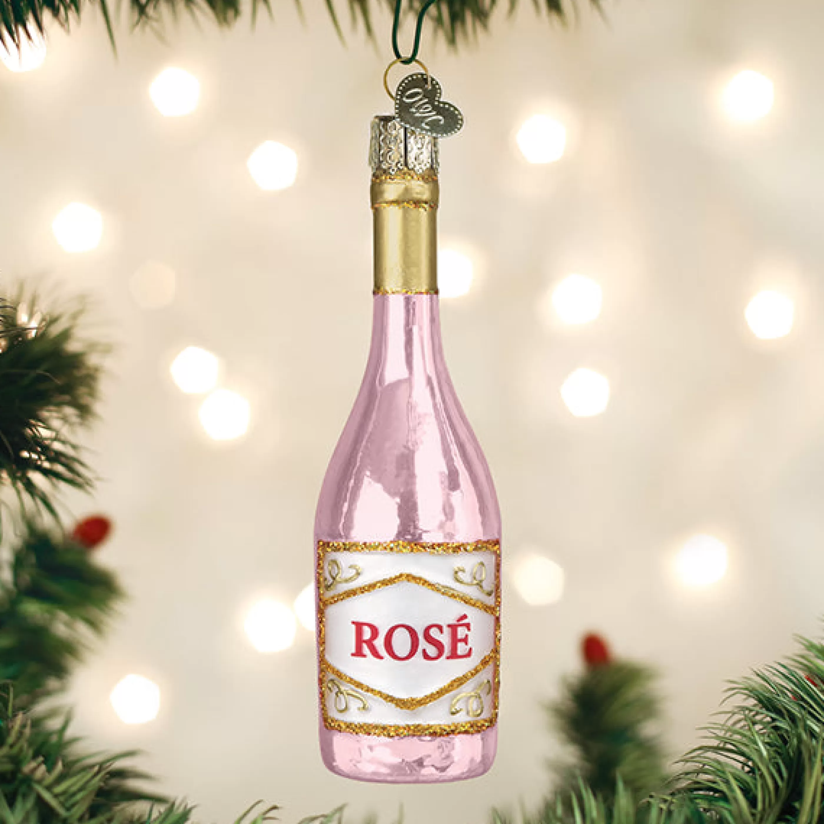 DUPLICATE FACTORY Rose Wine Ornament