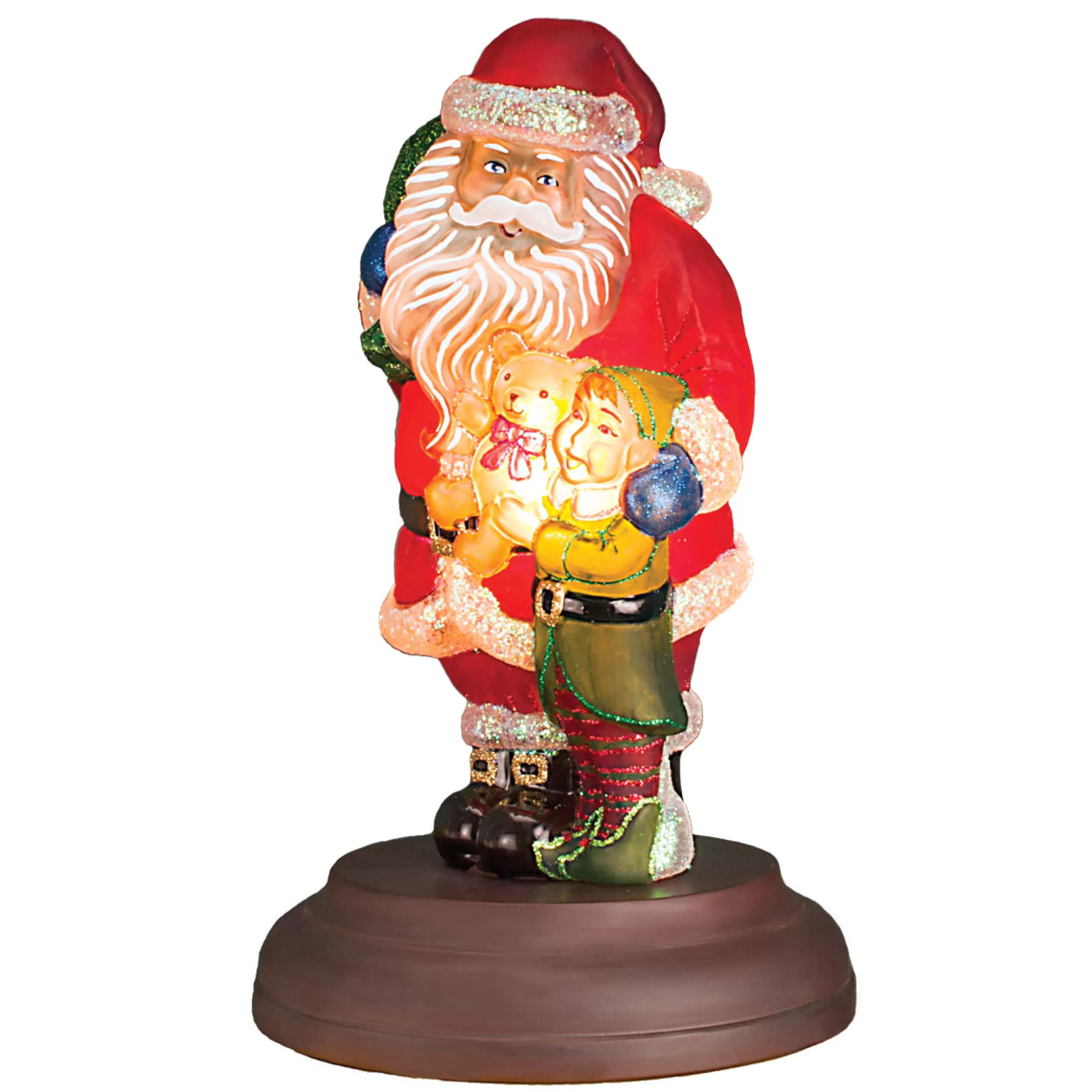 Guining Santa's Bright-Eyed Buddy