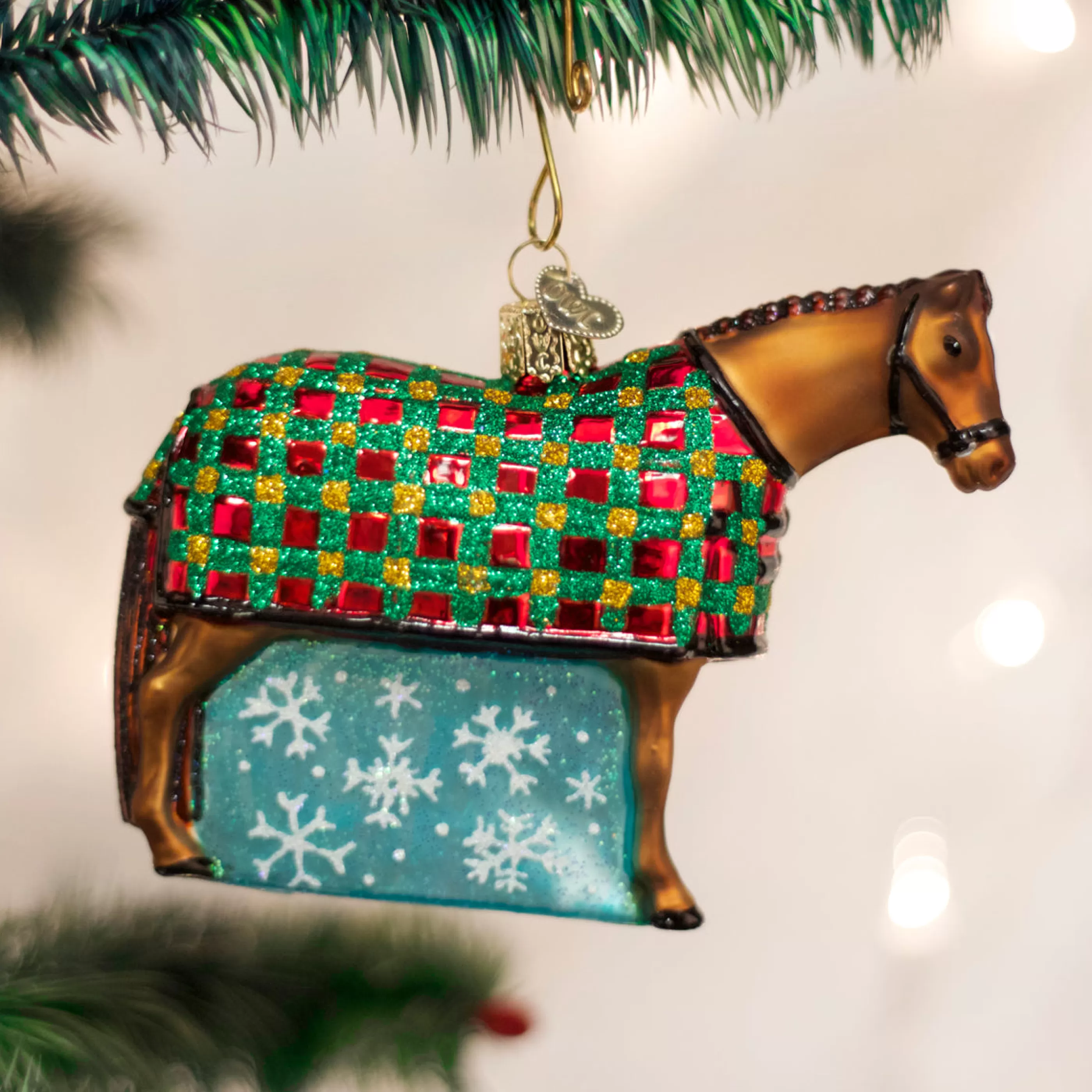Kasa World Ltd Snowflake Horse Ornament