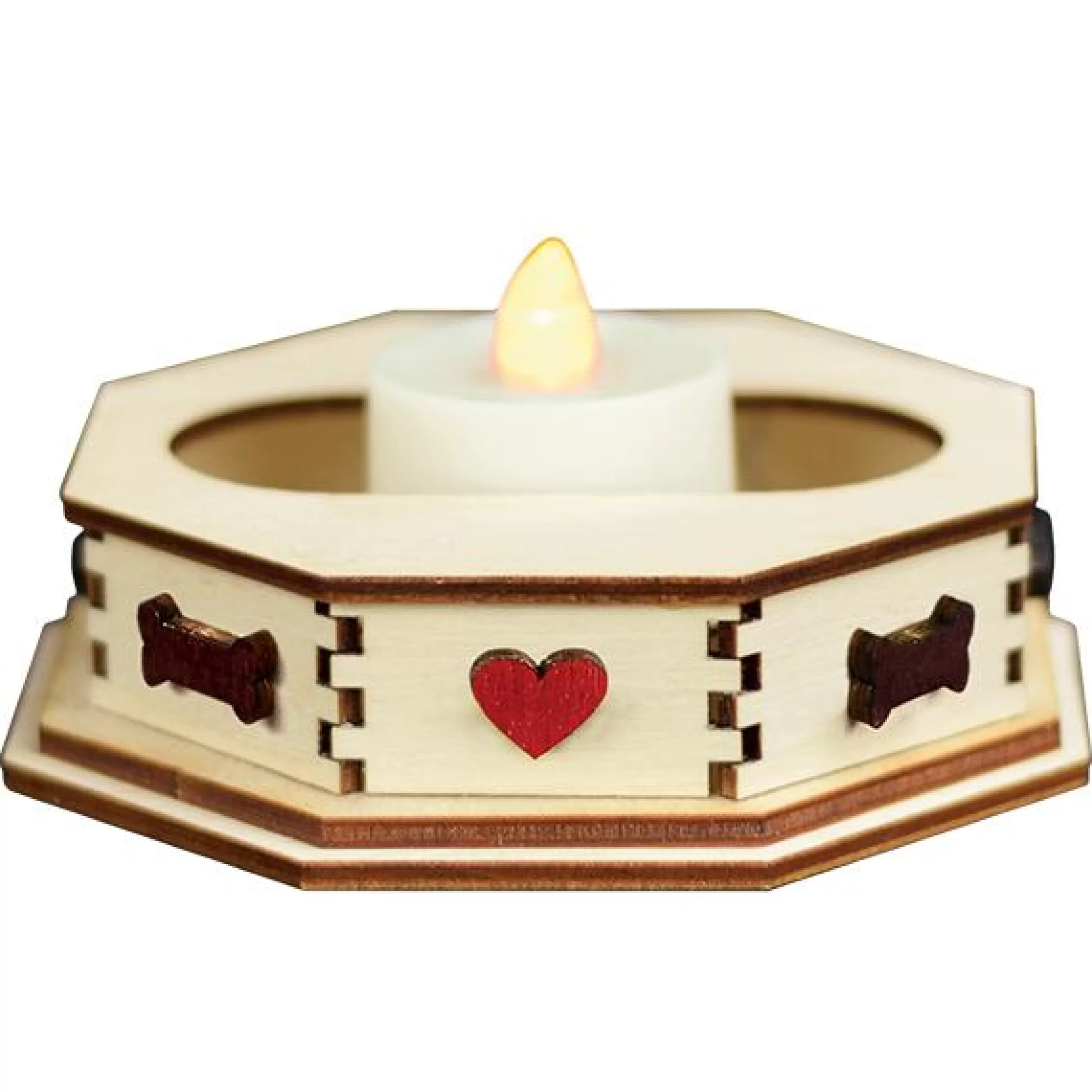 HR Tealight Display-Bone(Sm)-Gcd105D