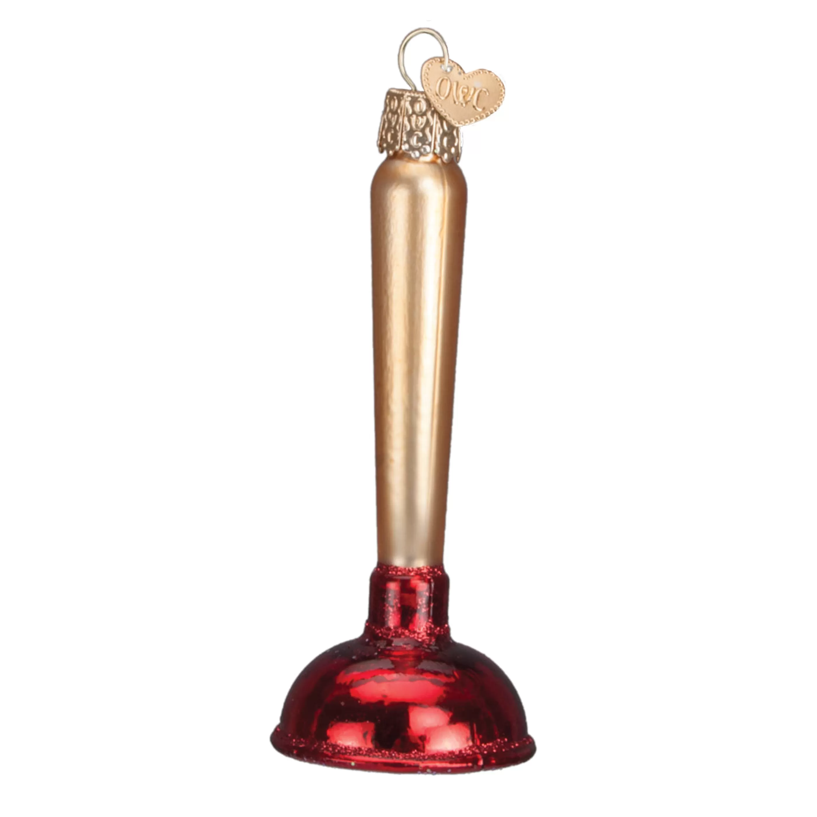 DUPLICATE FACTORY Toilet Plunger Ornament