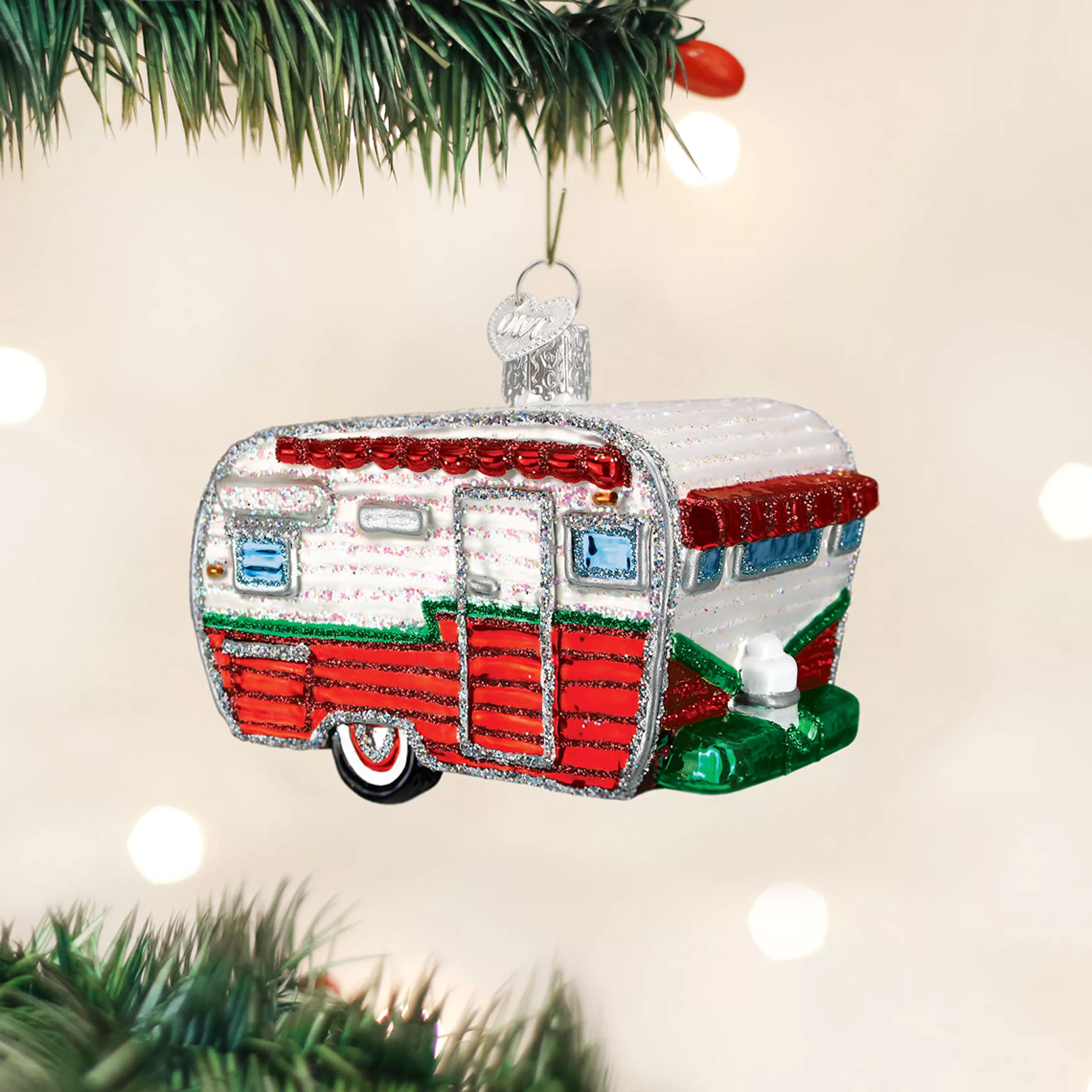 DUPLICATE FACTORY Travel Trailer Ornament