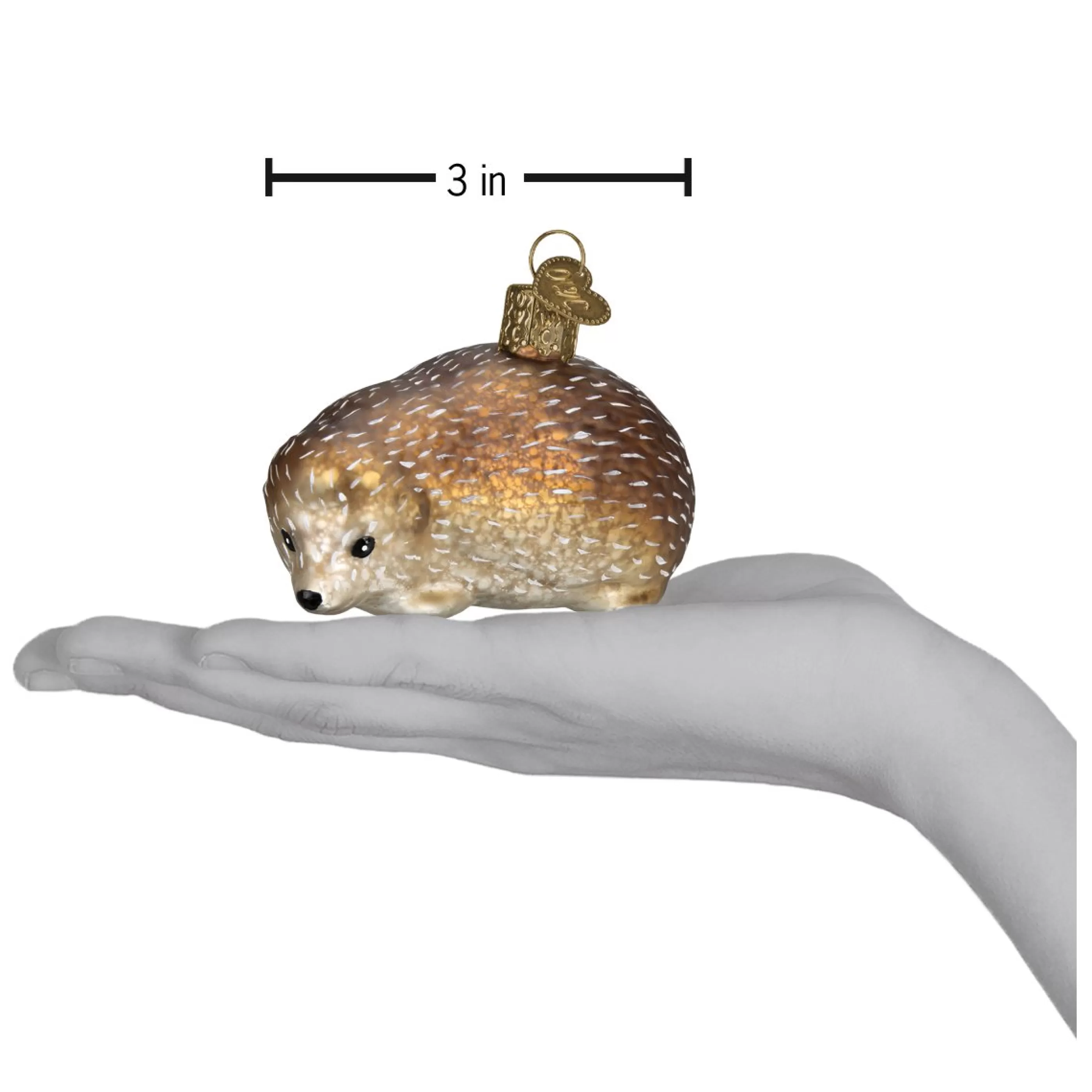 EAST WEST Vintage Hedgehog Ornament