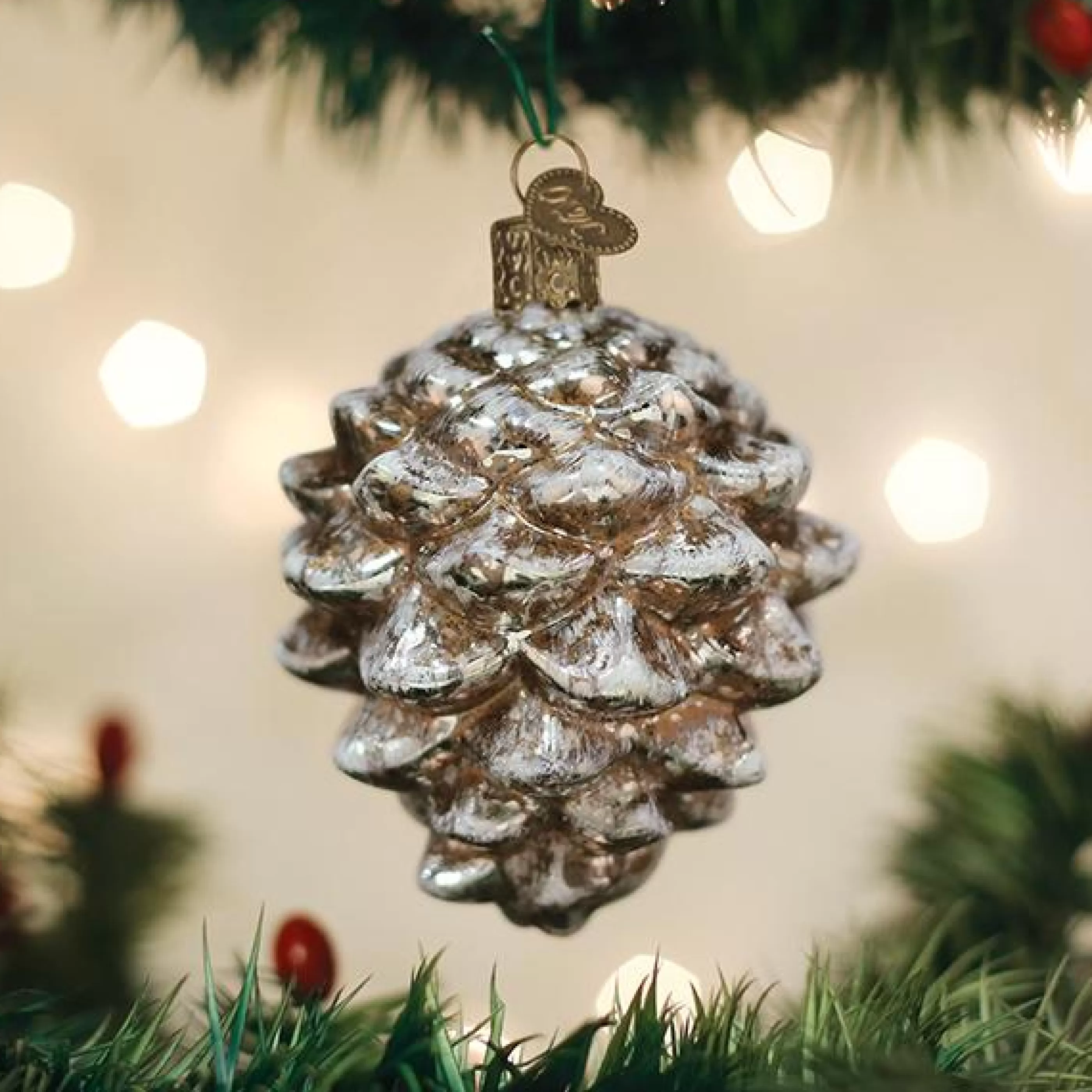 EAST WEST Vintage Pinecone Ornament