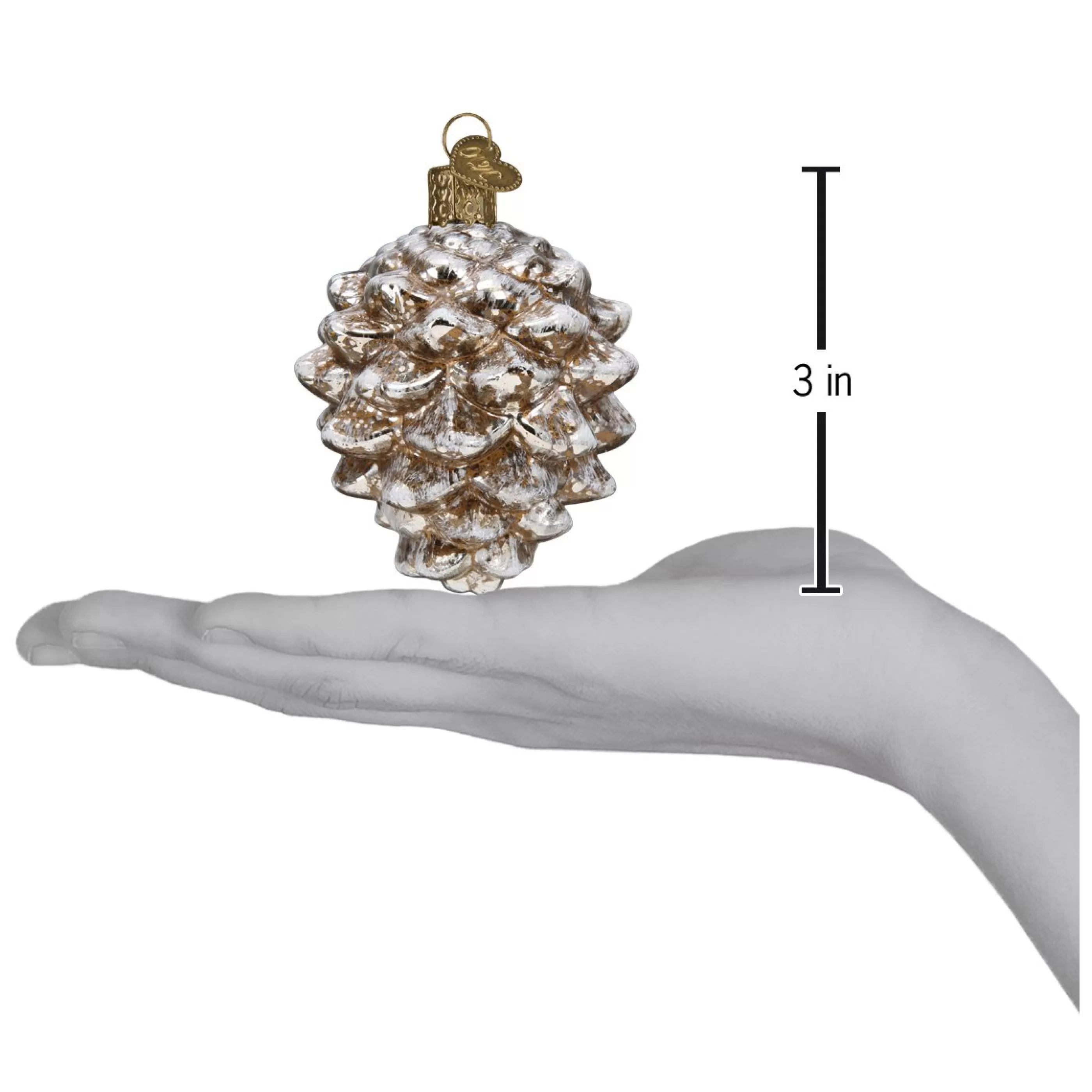 EAST WEST Vintage Pinecone Ornament