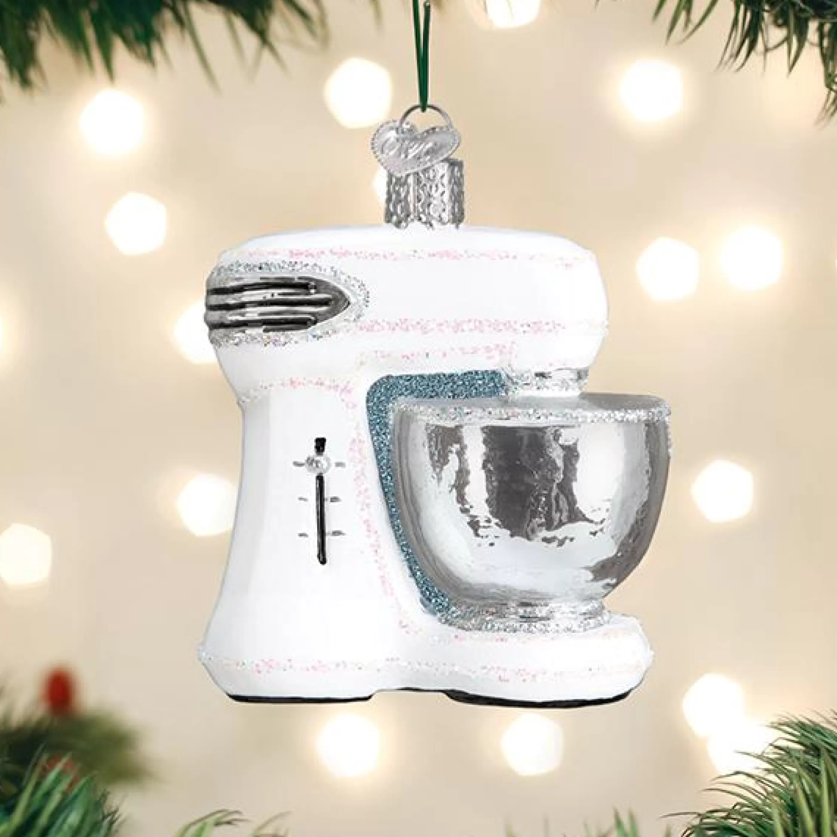 DUPLICATE FACTORY White Mixer Ornament