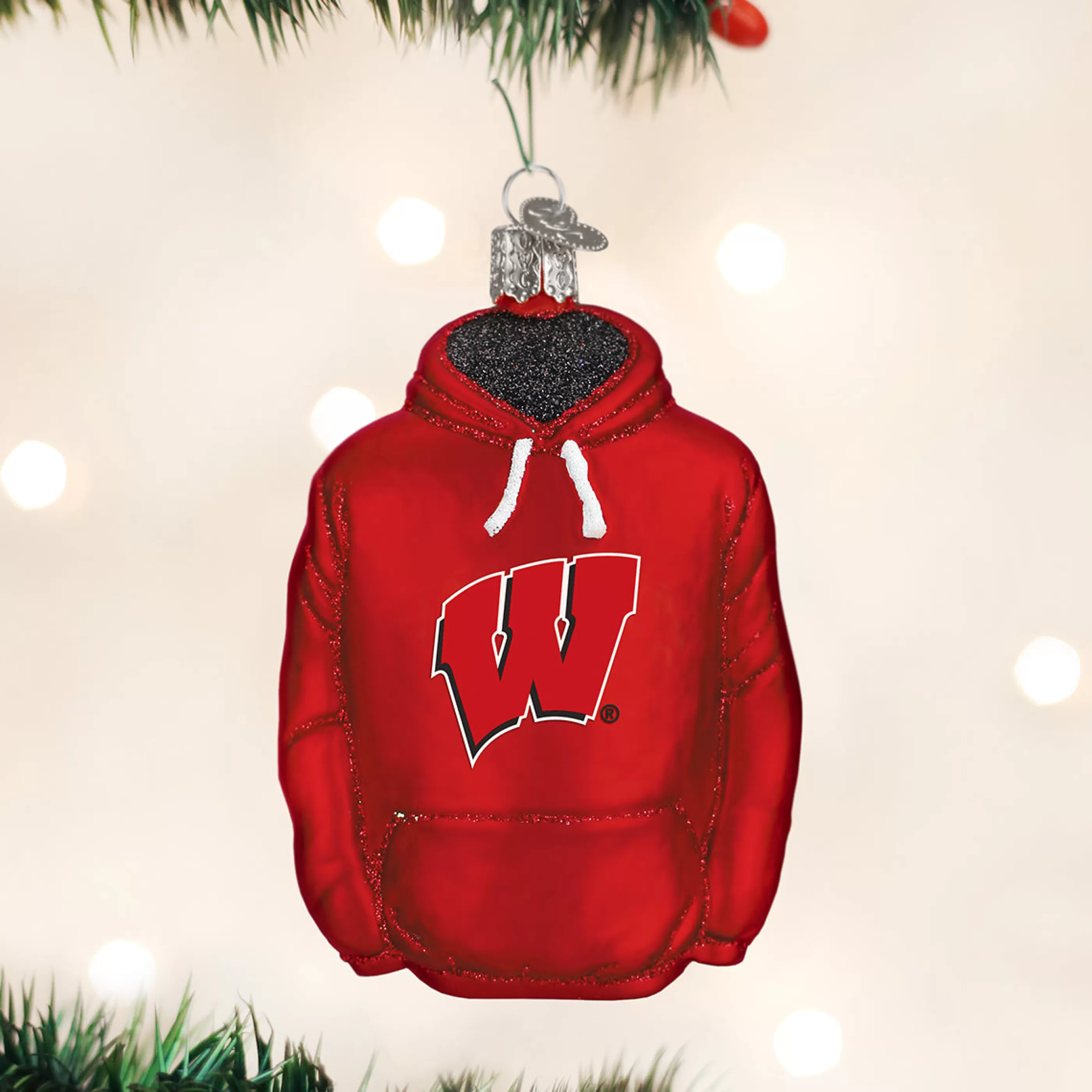EAST WEST Wisconsin Hoodie Ornament