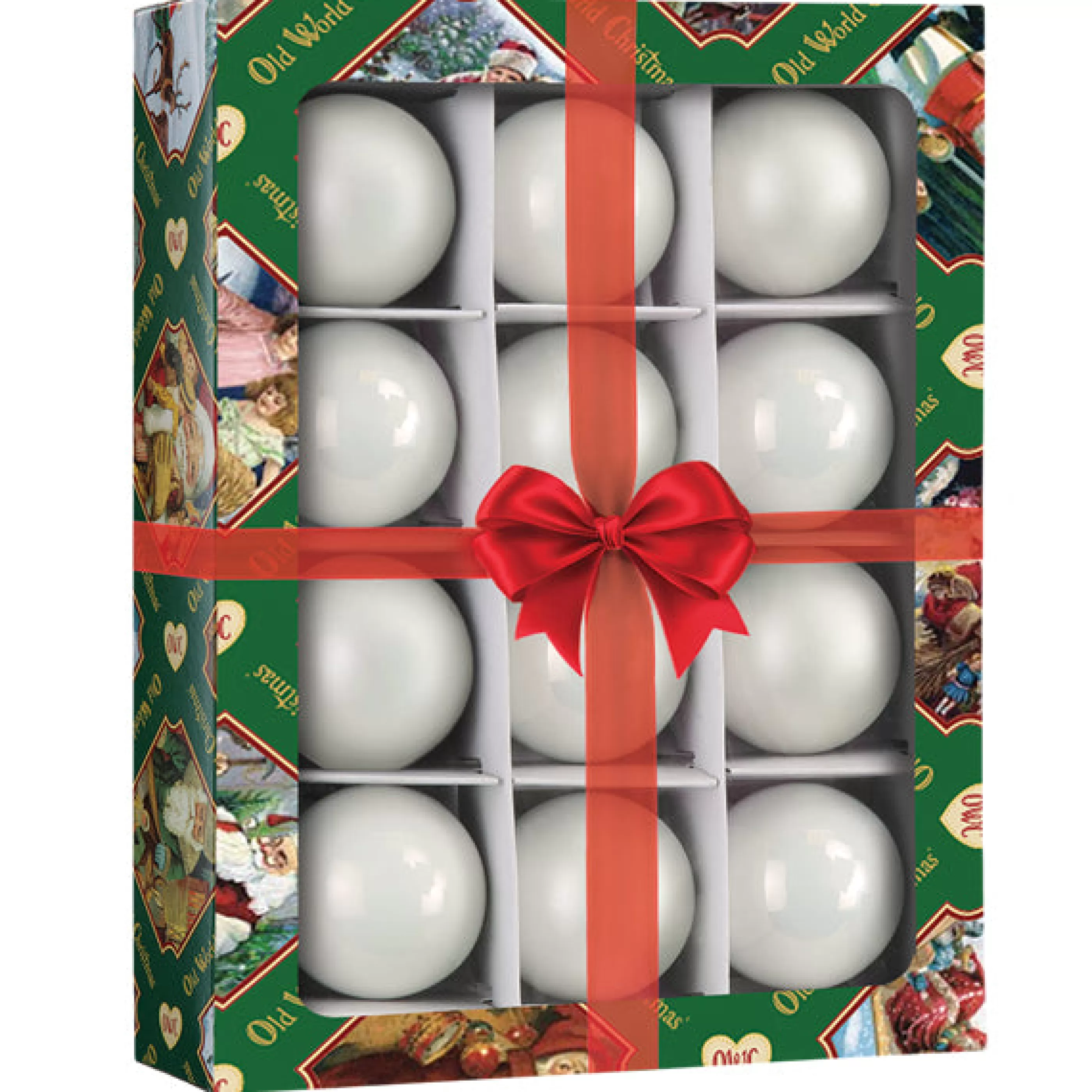* Wonderland Balls - 1.5" 12 Count Ornament